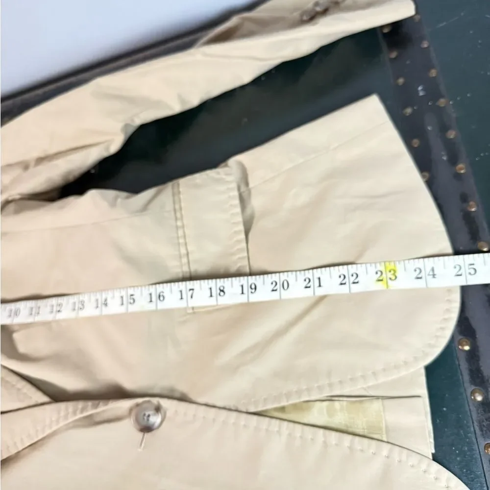 J. Crew Beige Cotton Classic Blazer Size 2